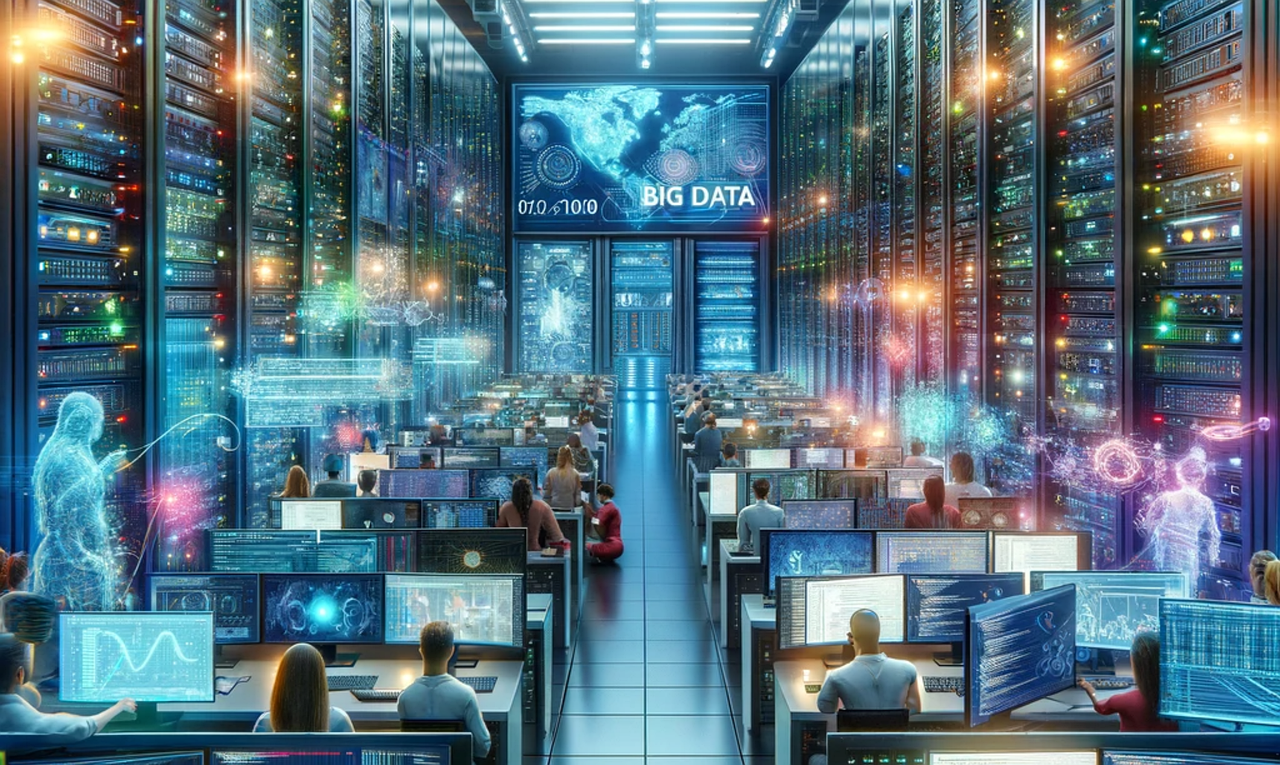 Ilustrasi big data.