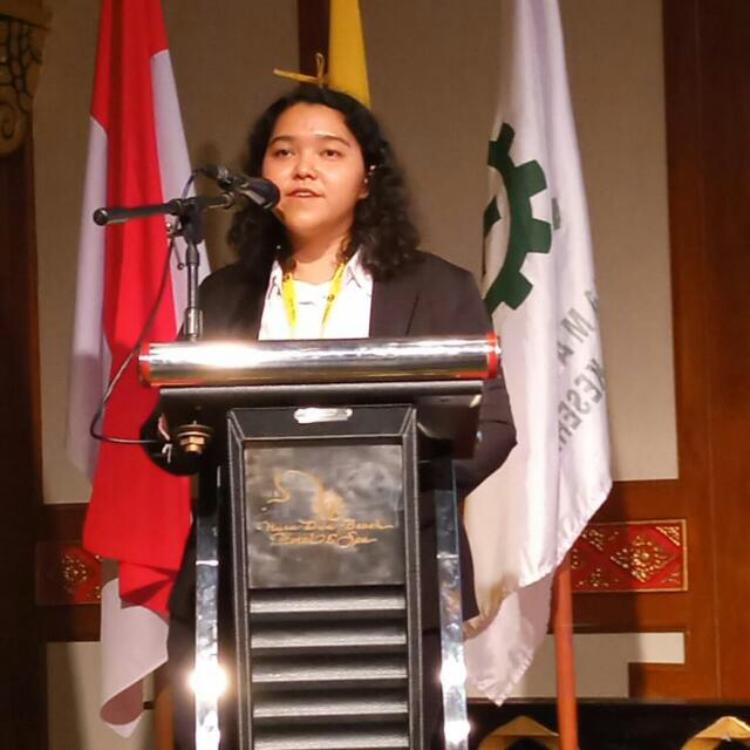 Akademisi keselamatan dan kesehatan kerja (K3) Fakultas Kesehatan Masyarakat Universitas Mulawarman, Ida Ayu Indira Dwika Lestari.