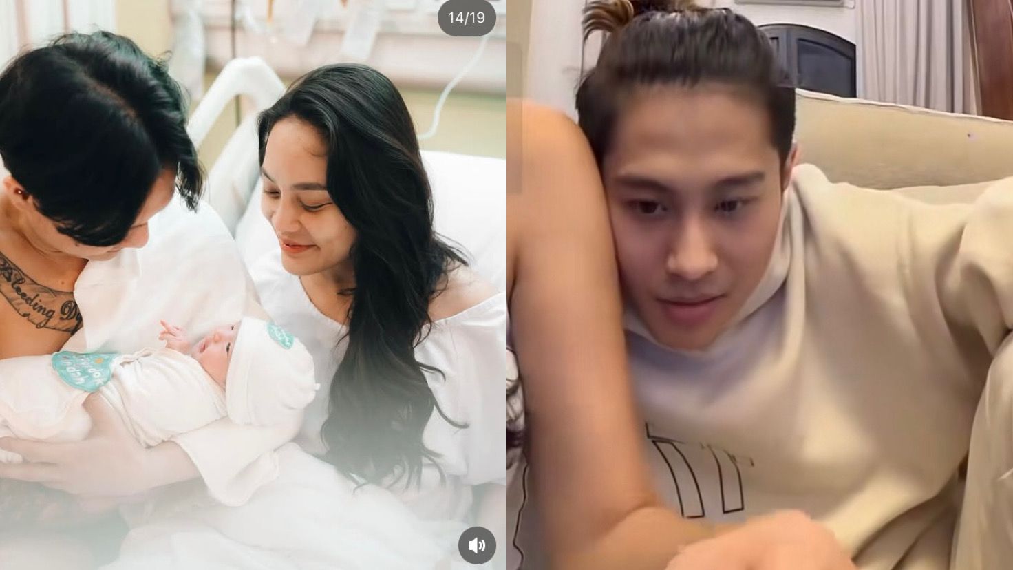 Potret kebersamaan Erika Carlina saat bersama DJ Panda dan kekasihnya DJ Bravy. Netizen membandingkan kemiripan wajah sang anak.