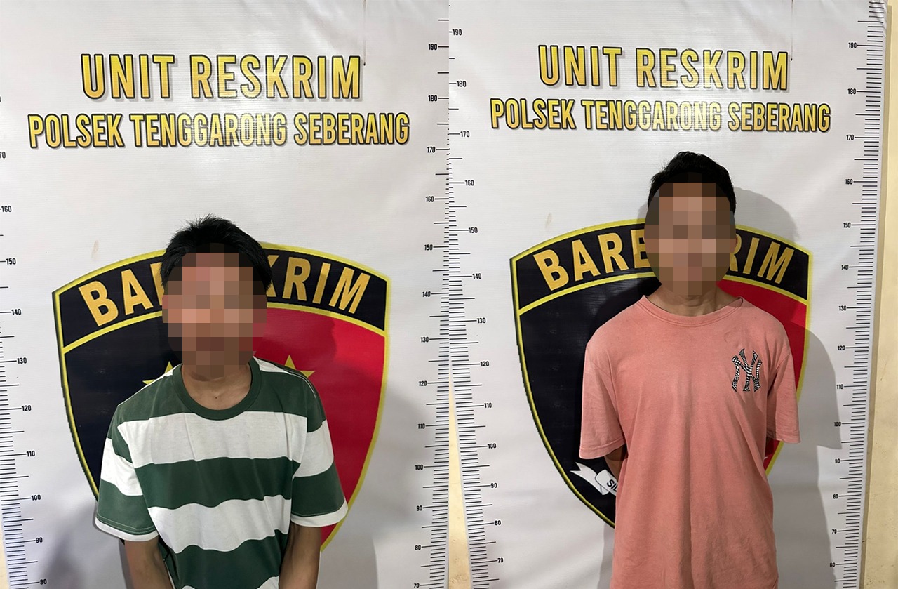 Dua tersangka pencurian dengan kekerasan diringkus anggota Polsek Tenggarong Seberang.  &nbsp;
