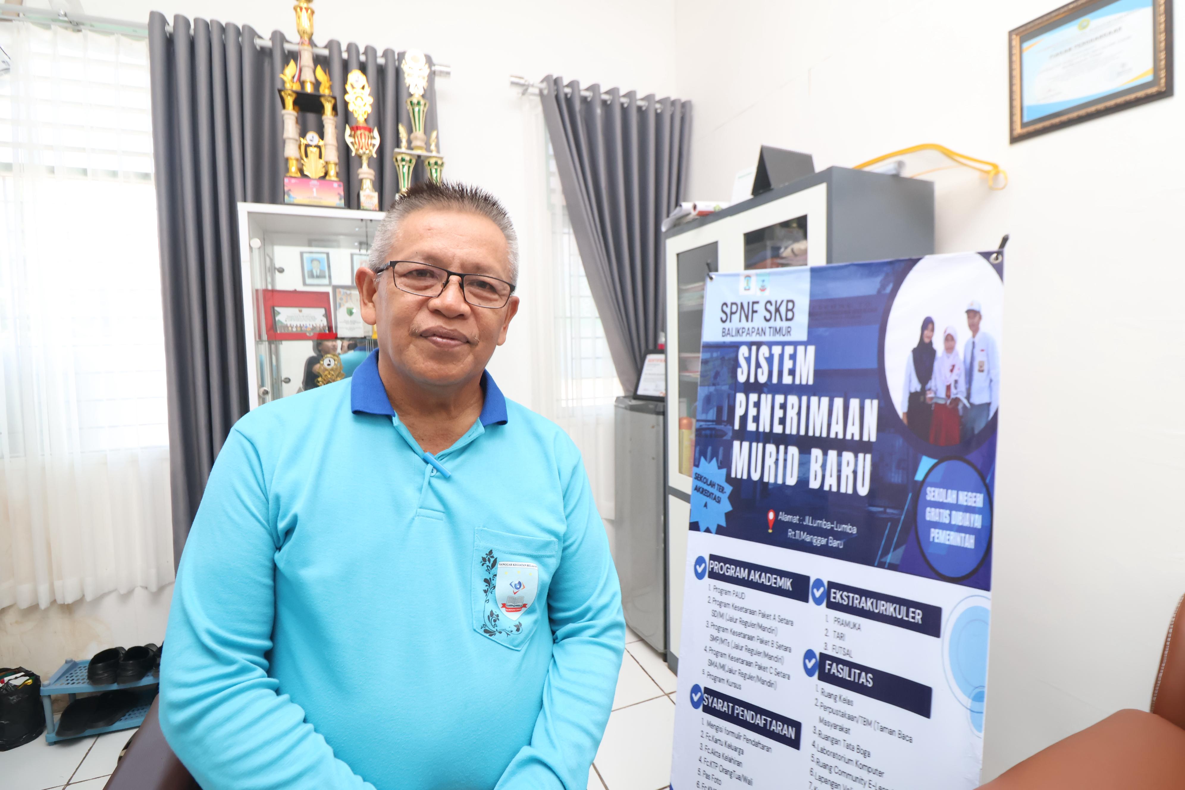 Ibrahim di SKB Balikpapan Timur Ibrahim. (FOTO ANGGI PRADITHA/KP)