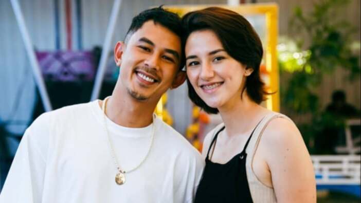 Fandy Christian saat bersama Dahlia Poland.