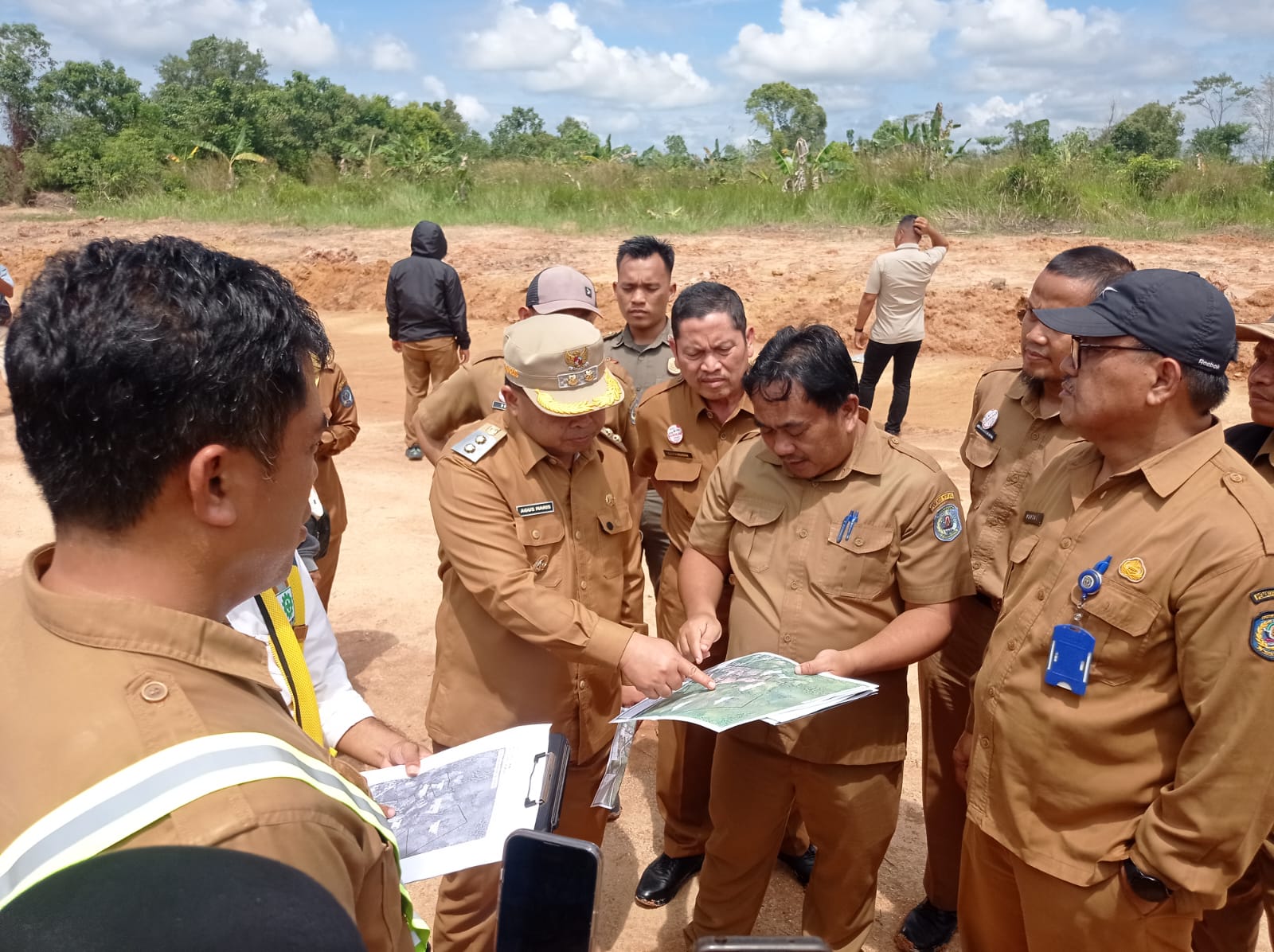 LOKASI PEMBANGUNAN: Sekolah Rakyat di Bontang akan dibangun di samping Gudang Bolog, Bontang Lestari.