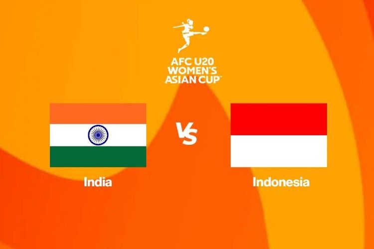 Pertandingan Timnas Putri Indonesia vs India.