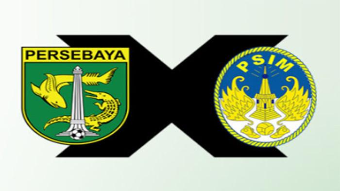 Pertandingan Persebaya Surabaya vs PSIM Yogyakarta dalam laga pembuka BRI Super League 2025/2026.