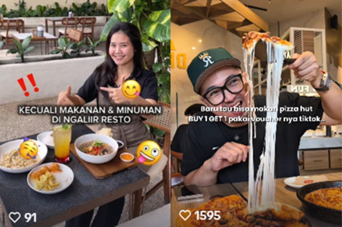 Promo menarik dari restoran terkenal di TikTok.