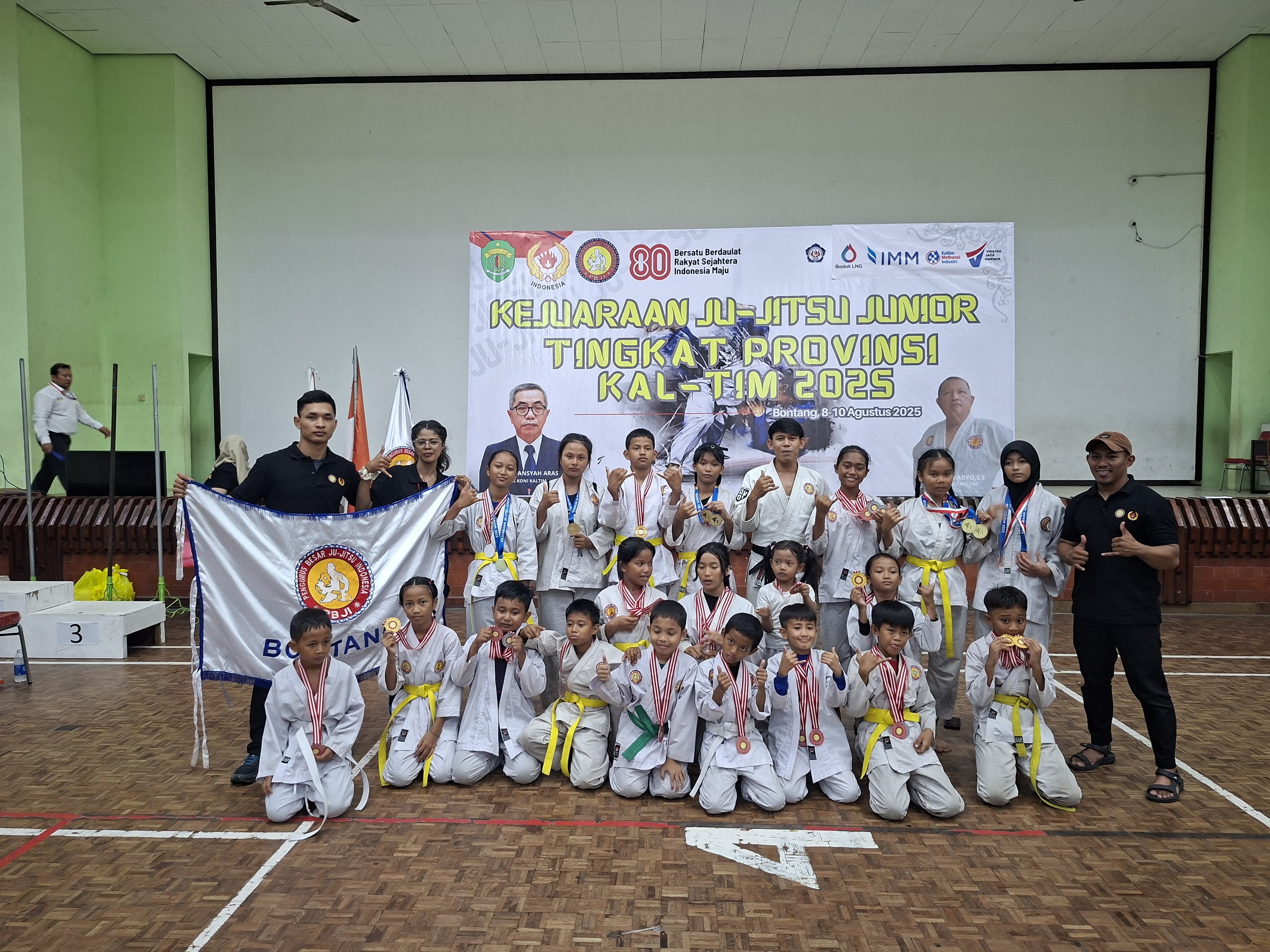 PEMBINAAN : Kejurprov Jujitsu Junior 2025 yang tuntas digelar di Bontang diharapkan jadi wadah pembinaan.