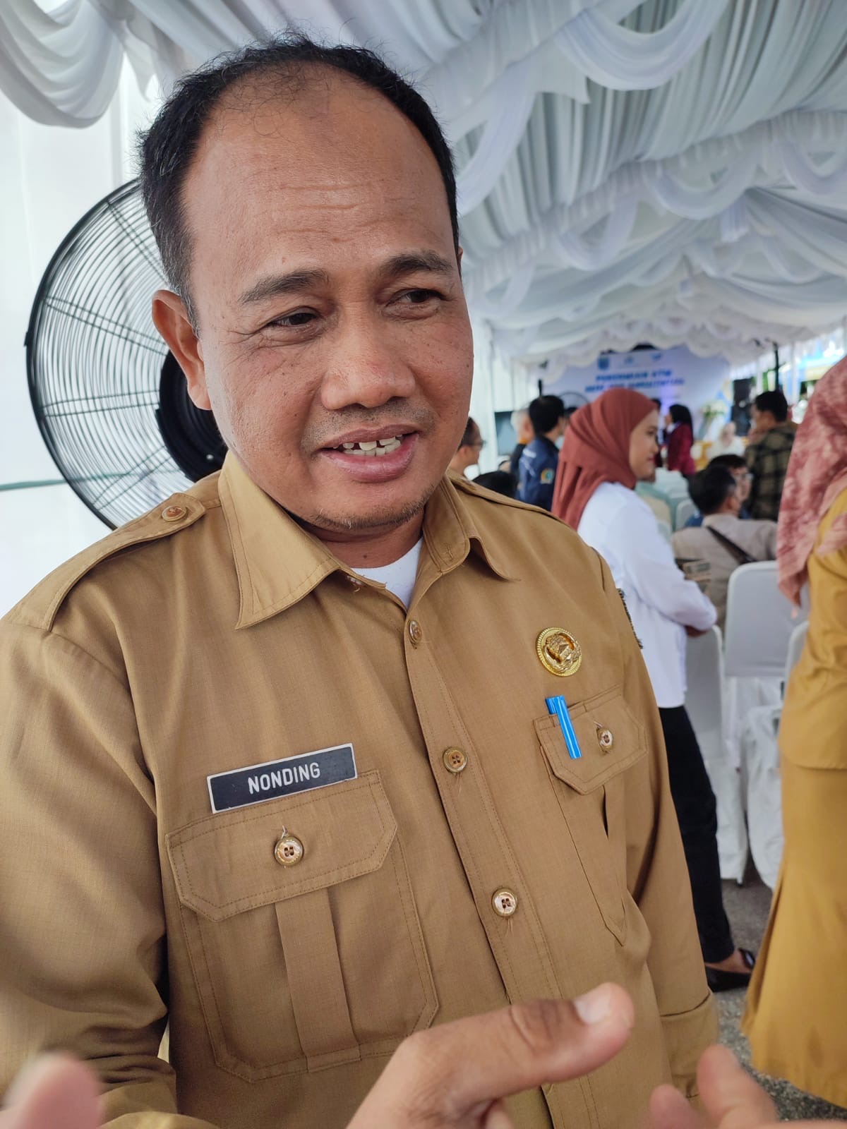 Kepala Badan Kesbangpol Paser Nonding.