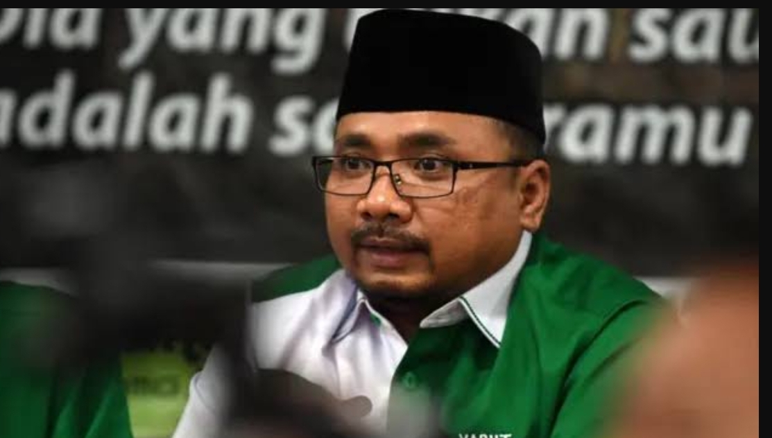 Yaqut Cholil Qoumas eks menag yang jadi tersangka korupsi kasus kuota haji.