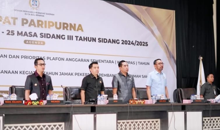 FASILITAS KESEHATAN: Rapat paripurna menyepakati kontrak tahun jamak untuk pembangunan RS Balikpapan Timur.