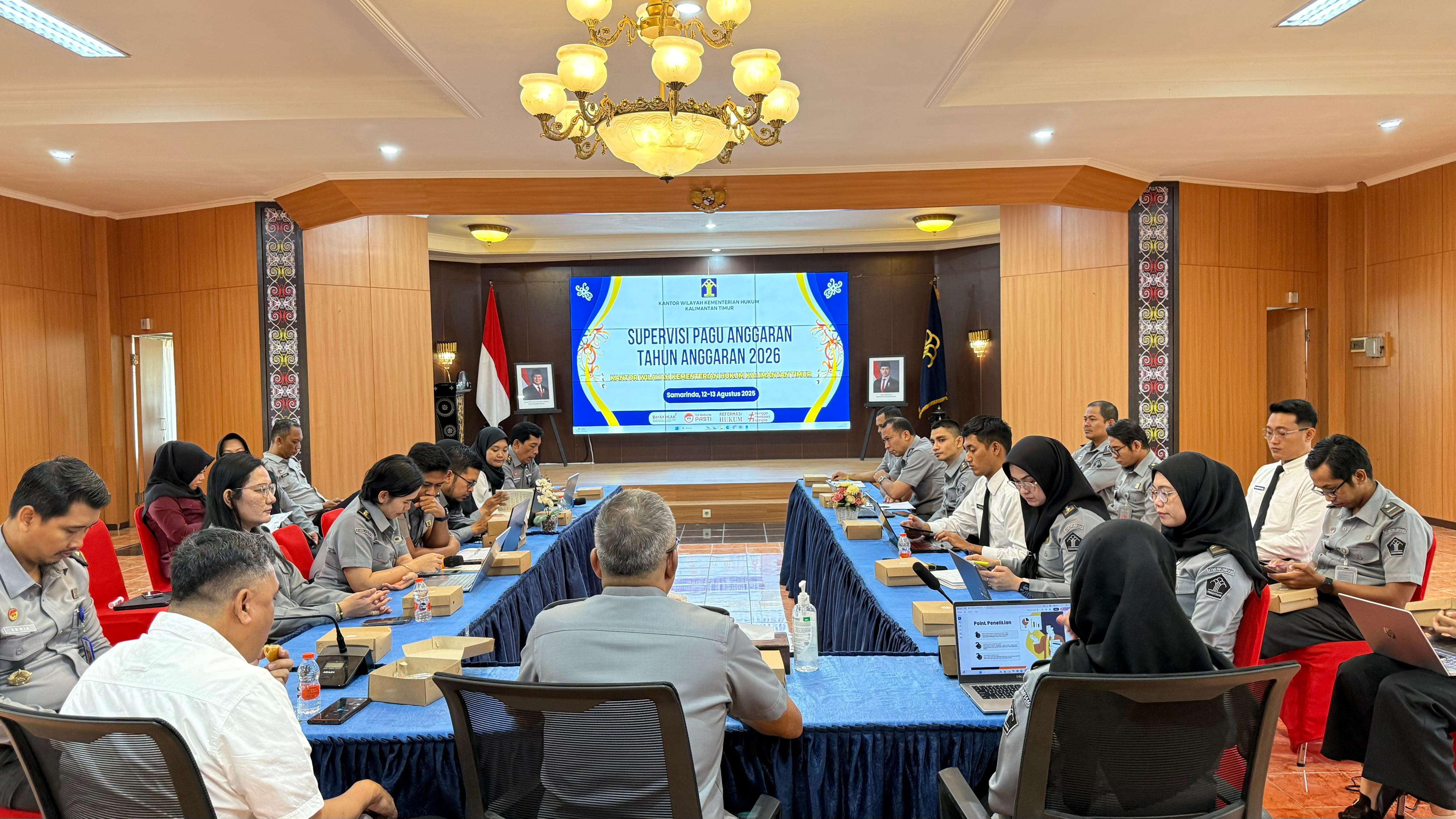 Supervisi pagu anggaran tahun anggaran 2026.