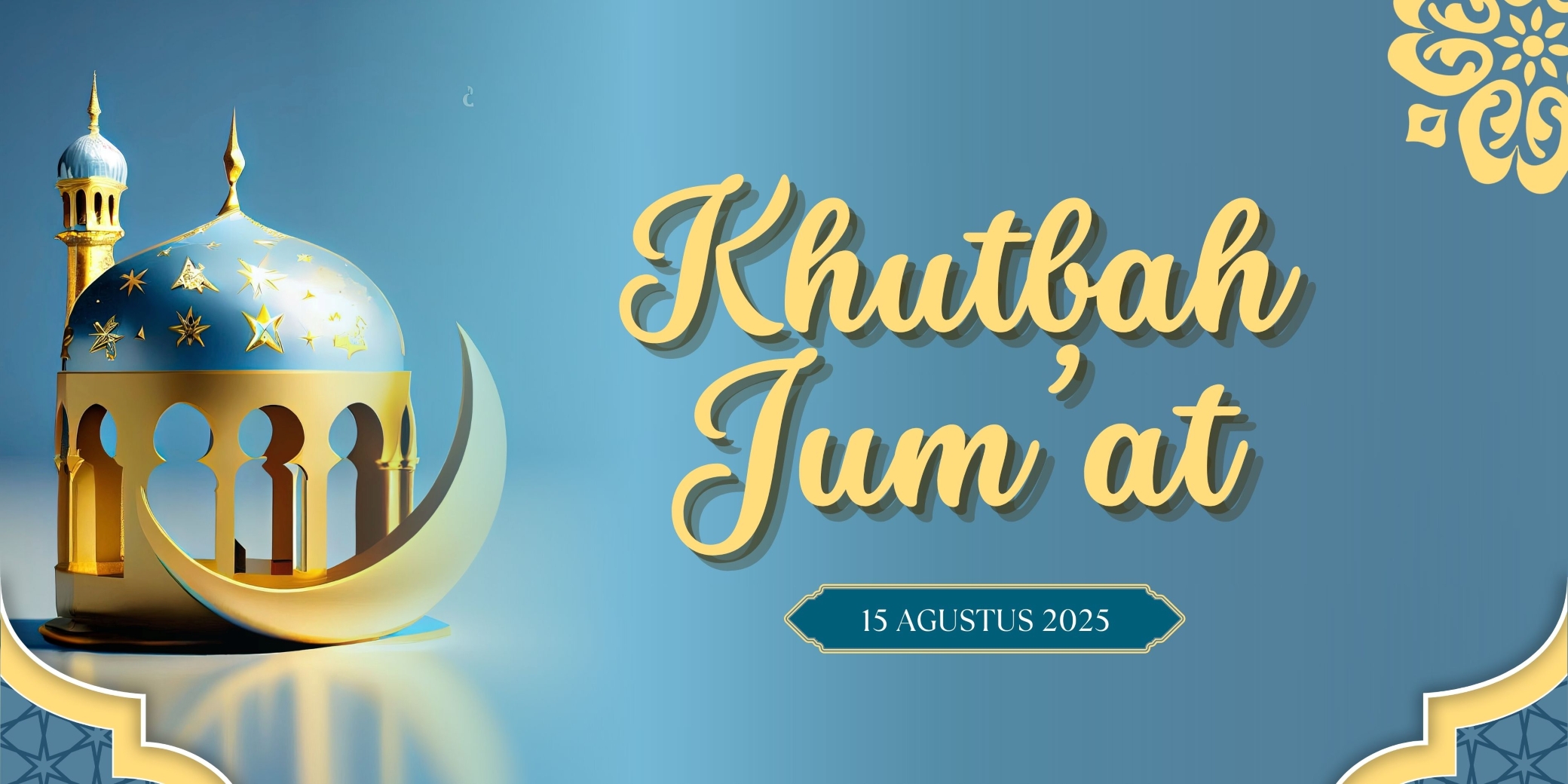 Teks Khutbah Jumat terbaru, 15 Agustus 2025.