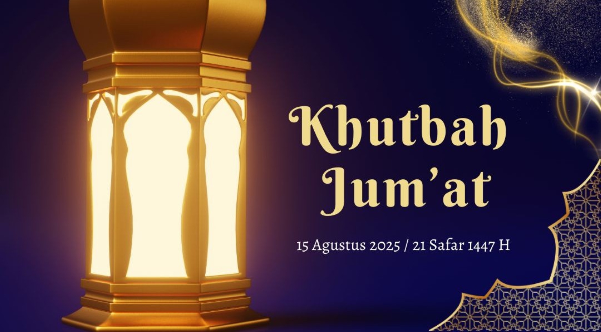 Teks Khutbah Jumat 15 Agustus 2025.