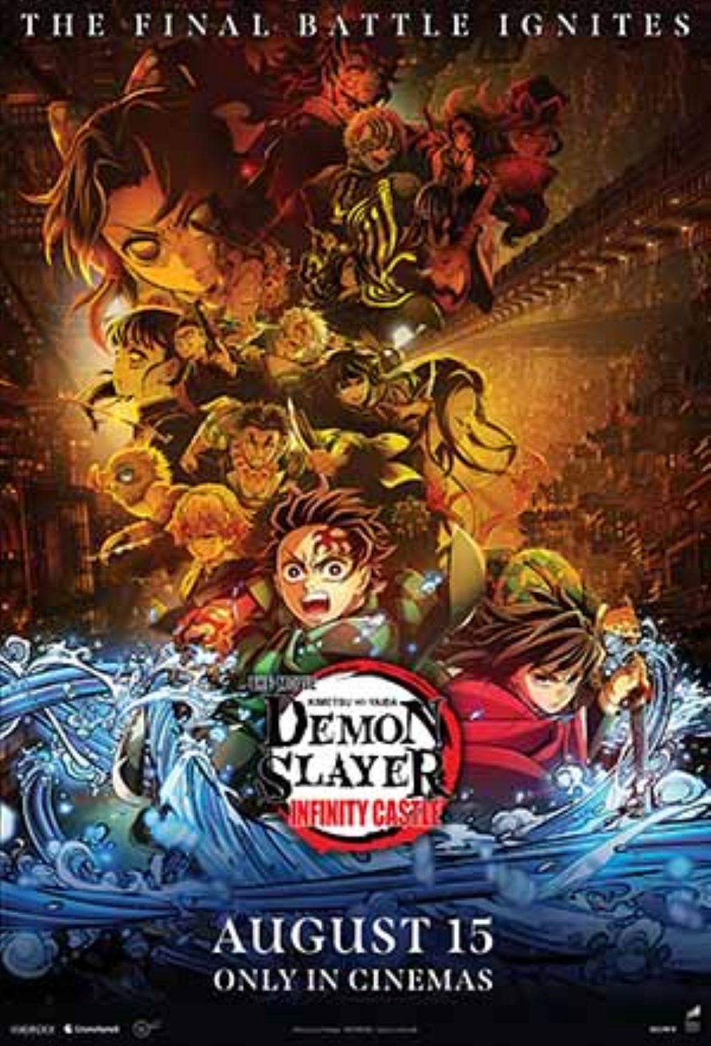 Poster film &ldquo;Demon Slayer: Infinity Castle&rdquo; tayang 15 Agustus 2025.
