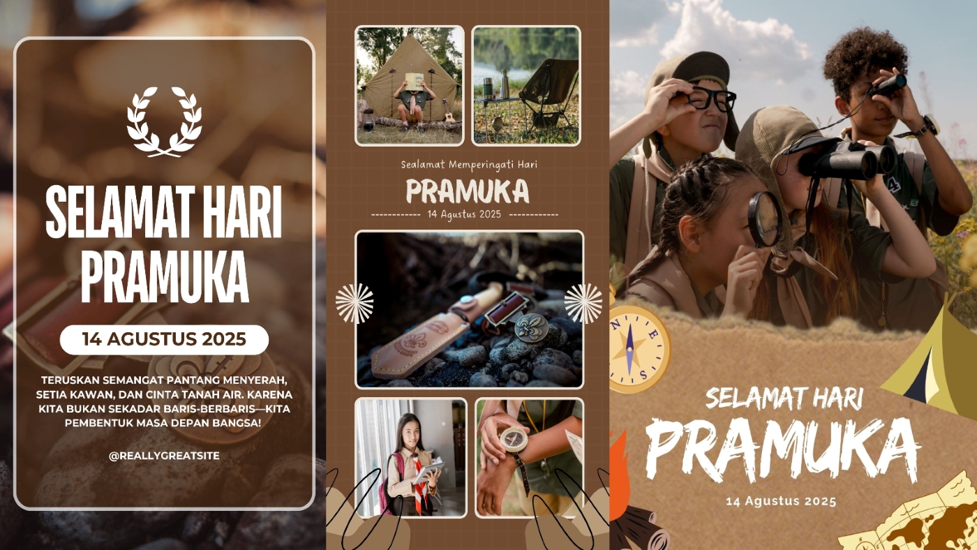 Poster Hari Pramuka 2025.