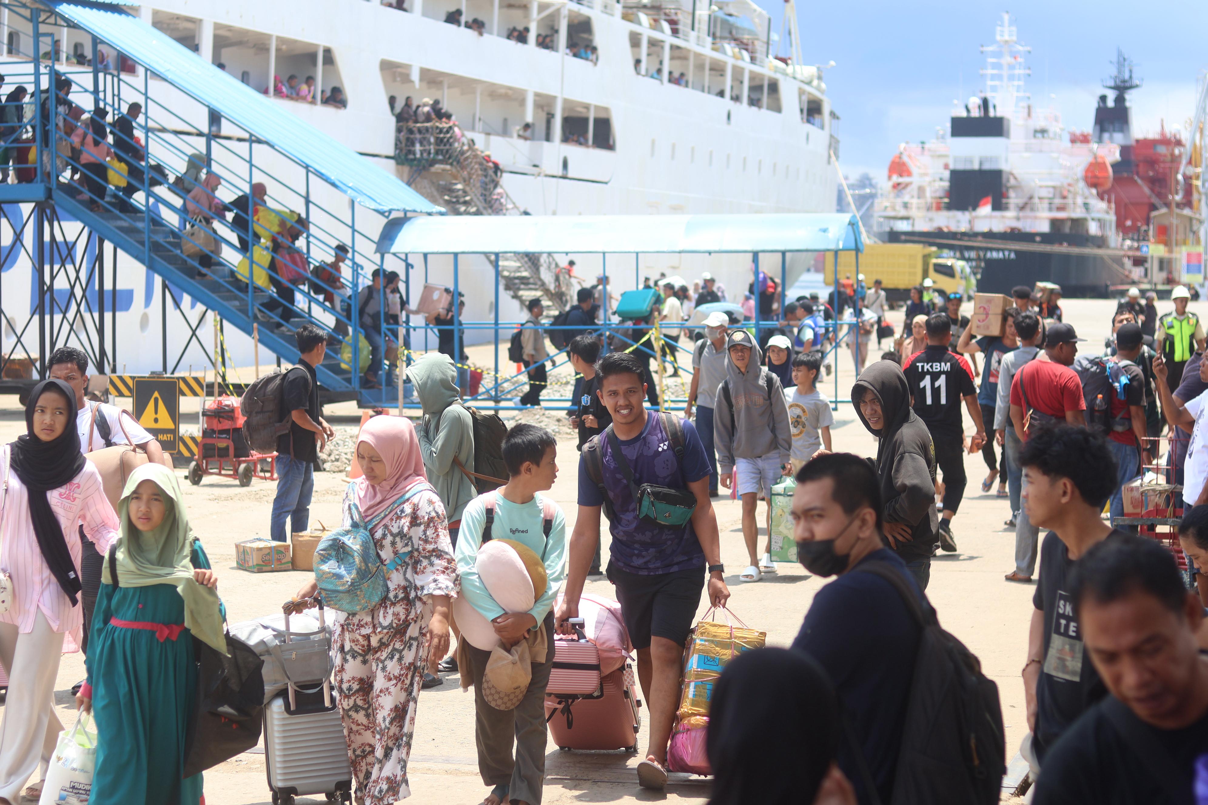 POSITIF: Jumlah penumpang angkutan laut dalam negeri naik 2,67 persen pada Juni 2025 dibandingkan dengan bulan sebelumnya.