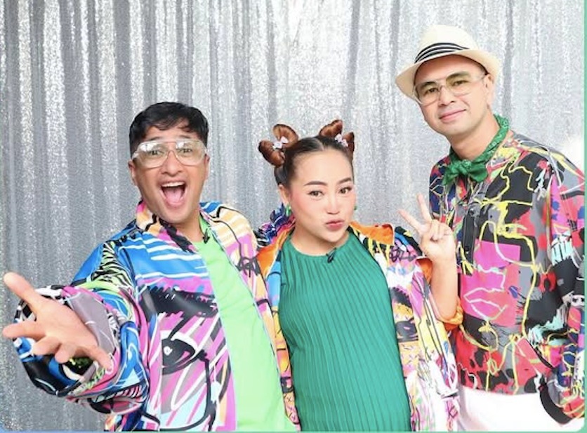 Kebersamaan Mpok Alpa bersama Raffi Ahmad dan Irfan Hakim.