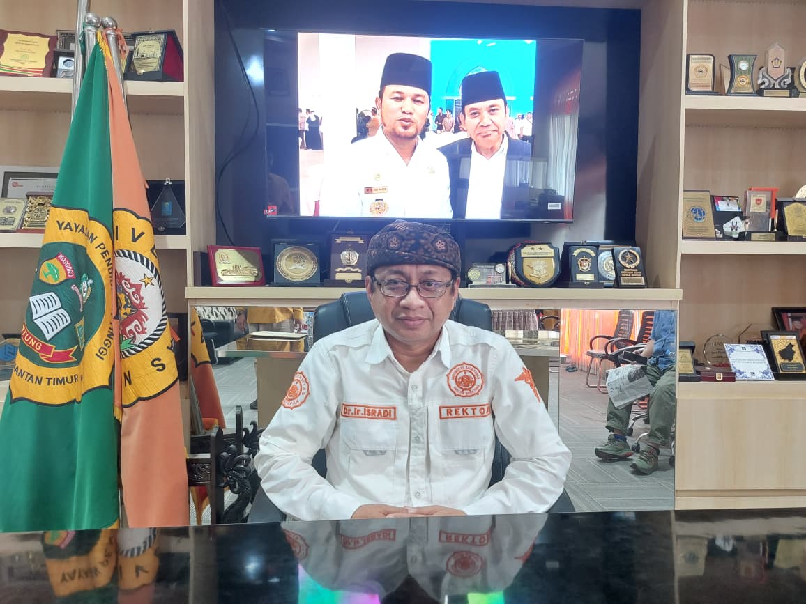 Rektor Universitas Balikpapan Isradi Zainal