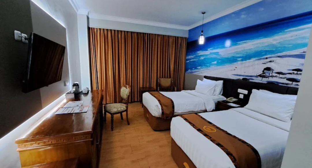 Suasana kamar Grand Verona Hotel Samarinda yang menawarkan promo spesial Agustus 2025 dalam rangka HUT ke-80 RI.