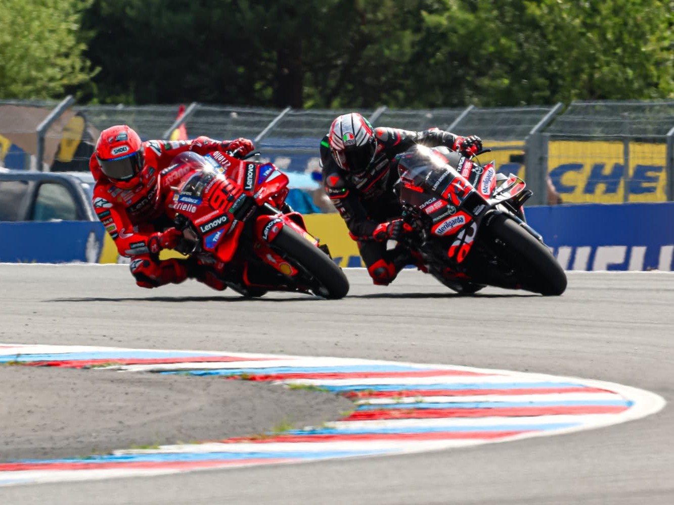 Marc Marquez incar kemenangan perdana di Red Bull Ring Austria bersama Ducati.