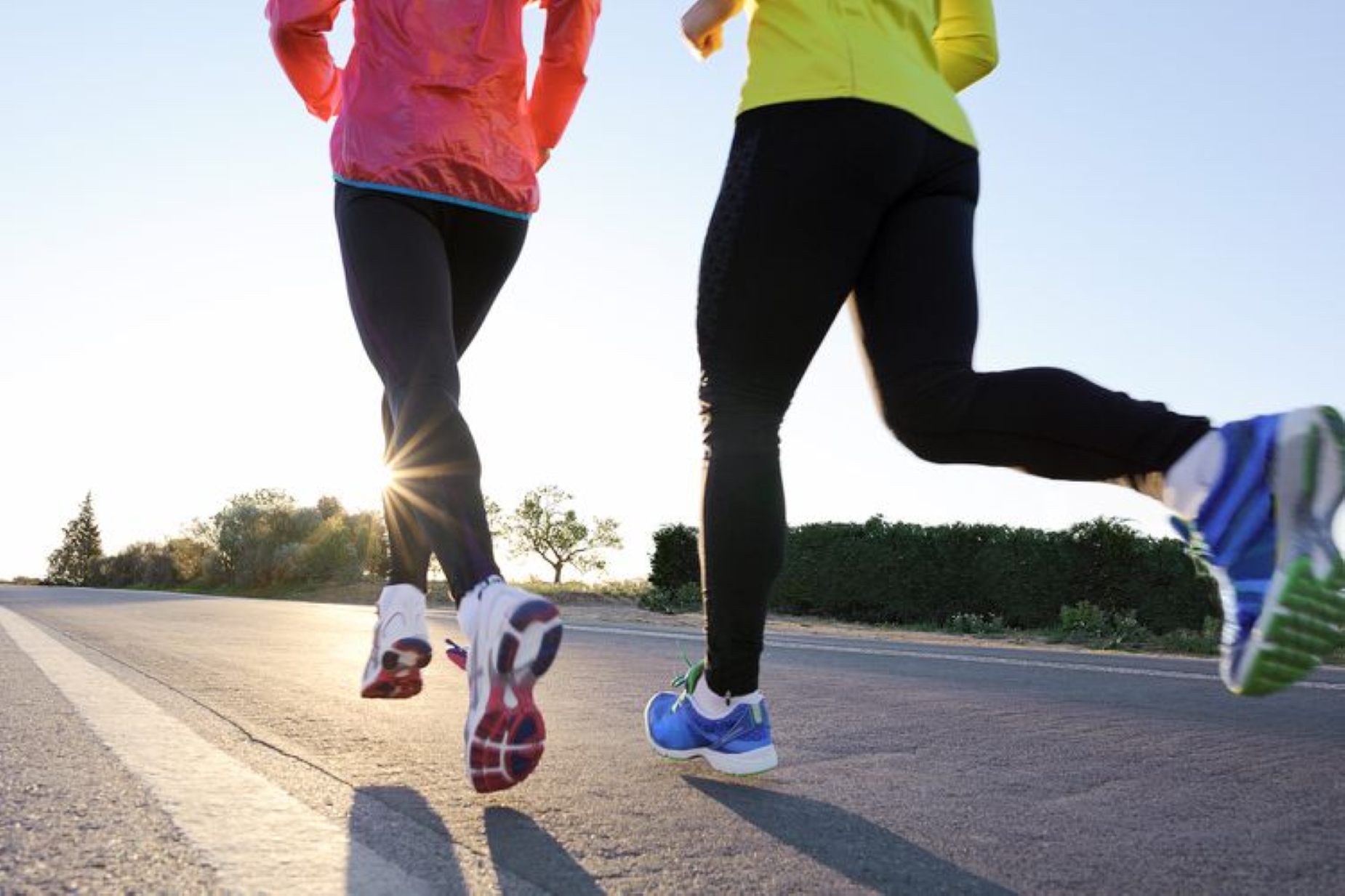 Ilustrasi olahraga jogging.