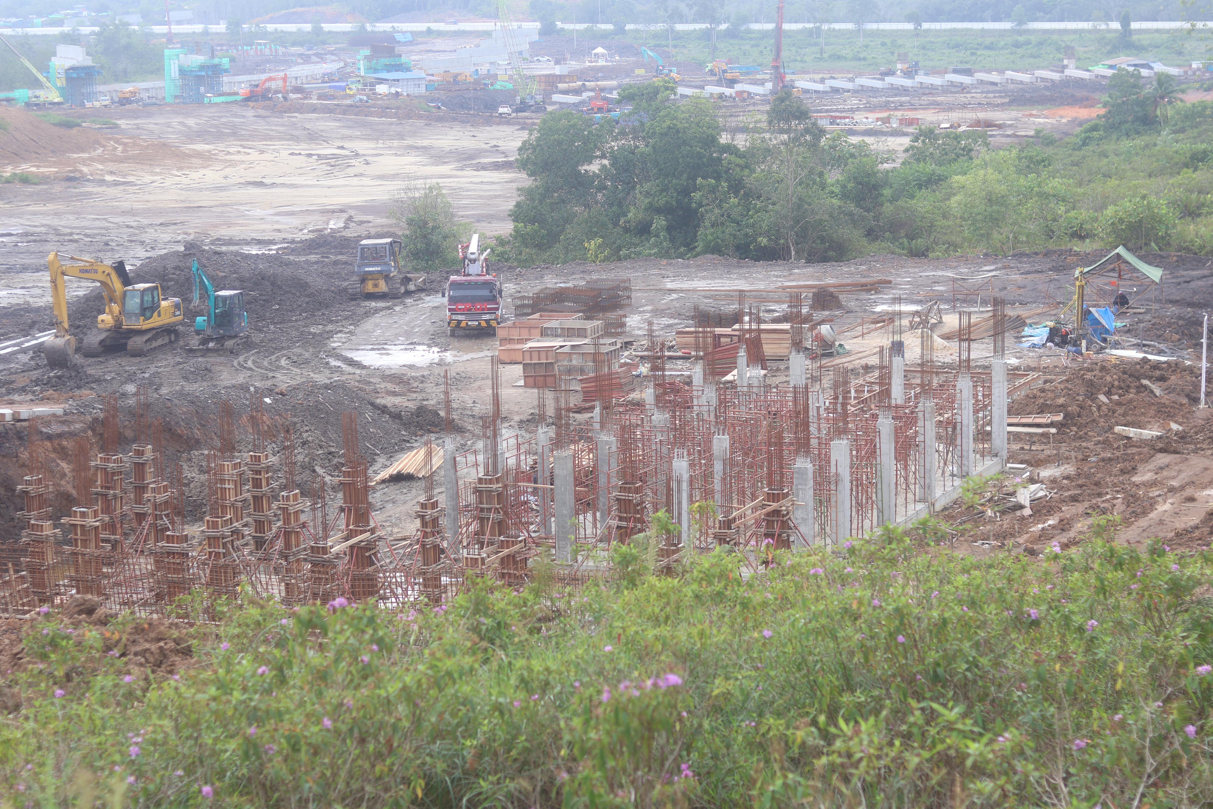 Progres pembangunan SD 022 di Manggar, Balikpapan Timur mencapau 17 persen.  &nbsp;