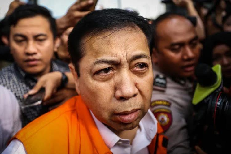Setya Novanto bebas bersyarat dari Lapas Sukamiskin.