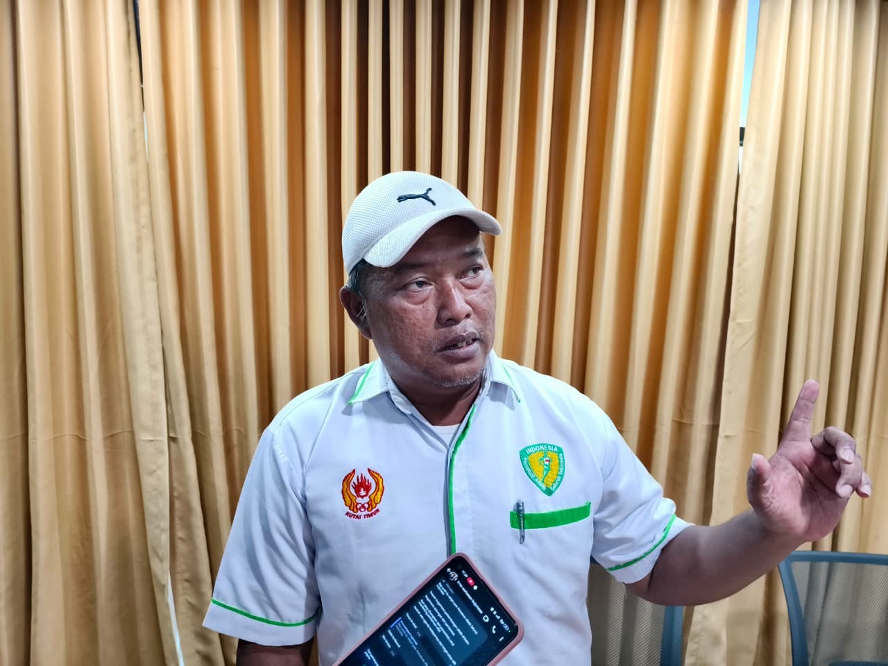 Sekretaris Pengkab PASI Kutim Adi Harianto.