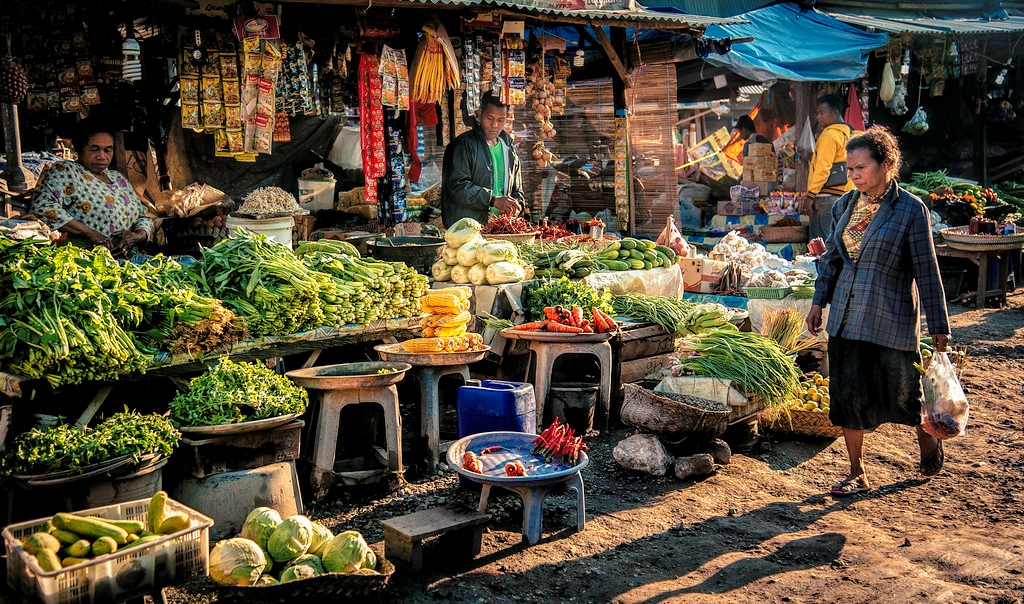 Ilustrasi pasar tradisional.