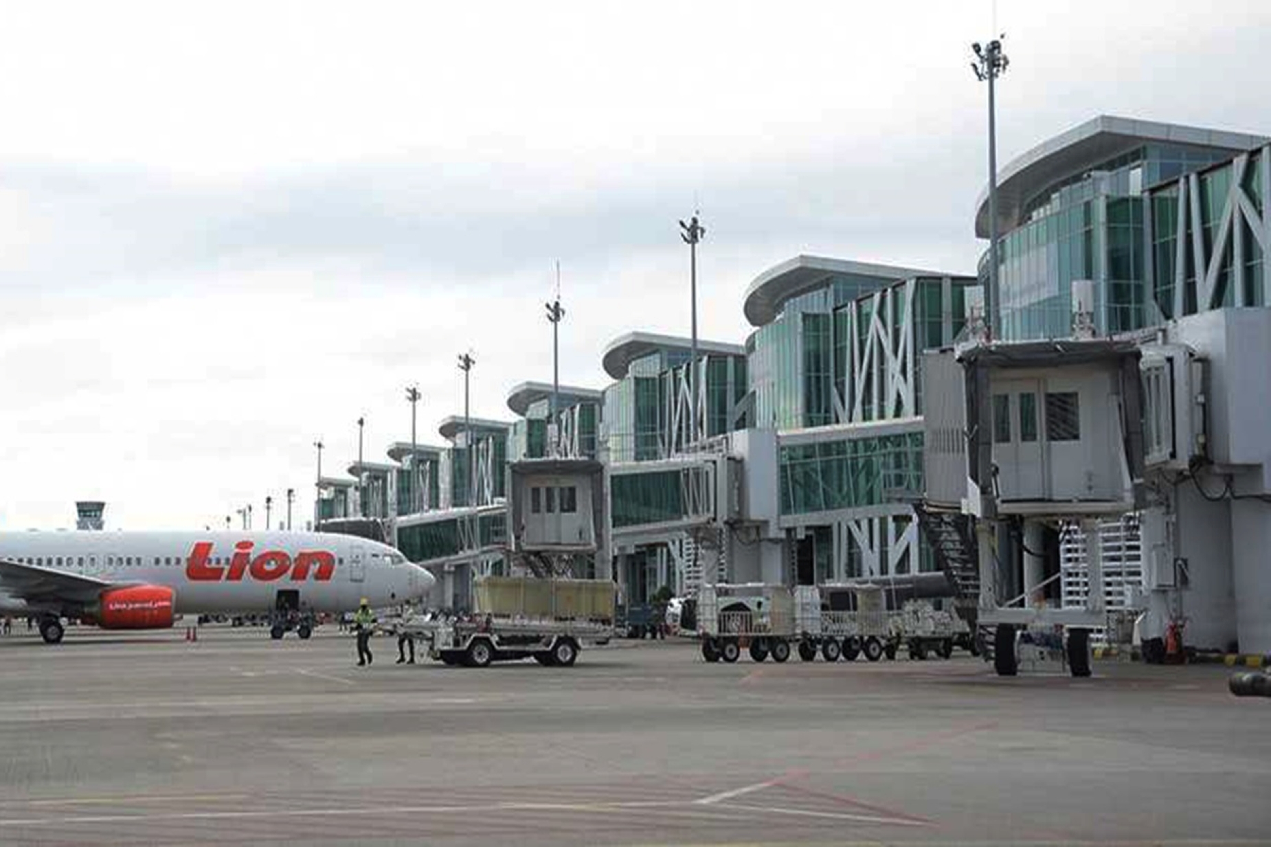 Potret Bandara Sepinggan Balikpapan.