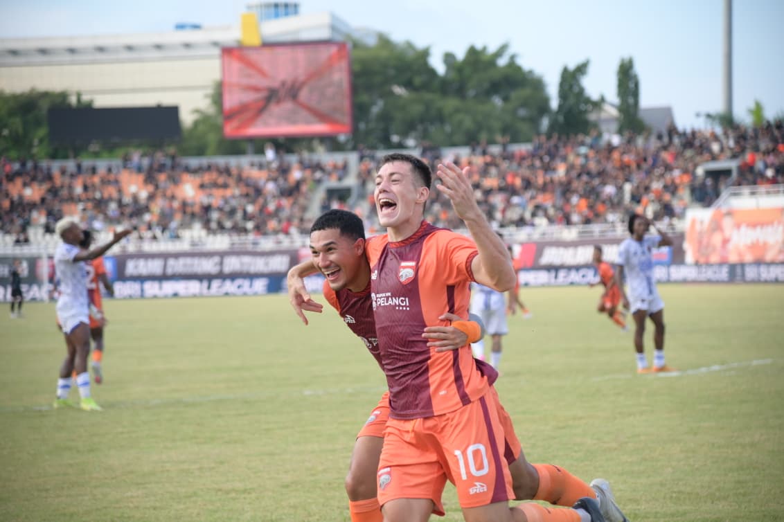 KONSISTEN: Mariano Peralta menyumbang satu gol saat Borneo FC membungkam Persijap Jepara 3-1. (DONI ADITYA HARYONO/KALTIM POST)