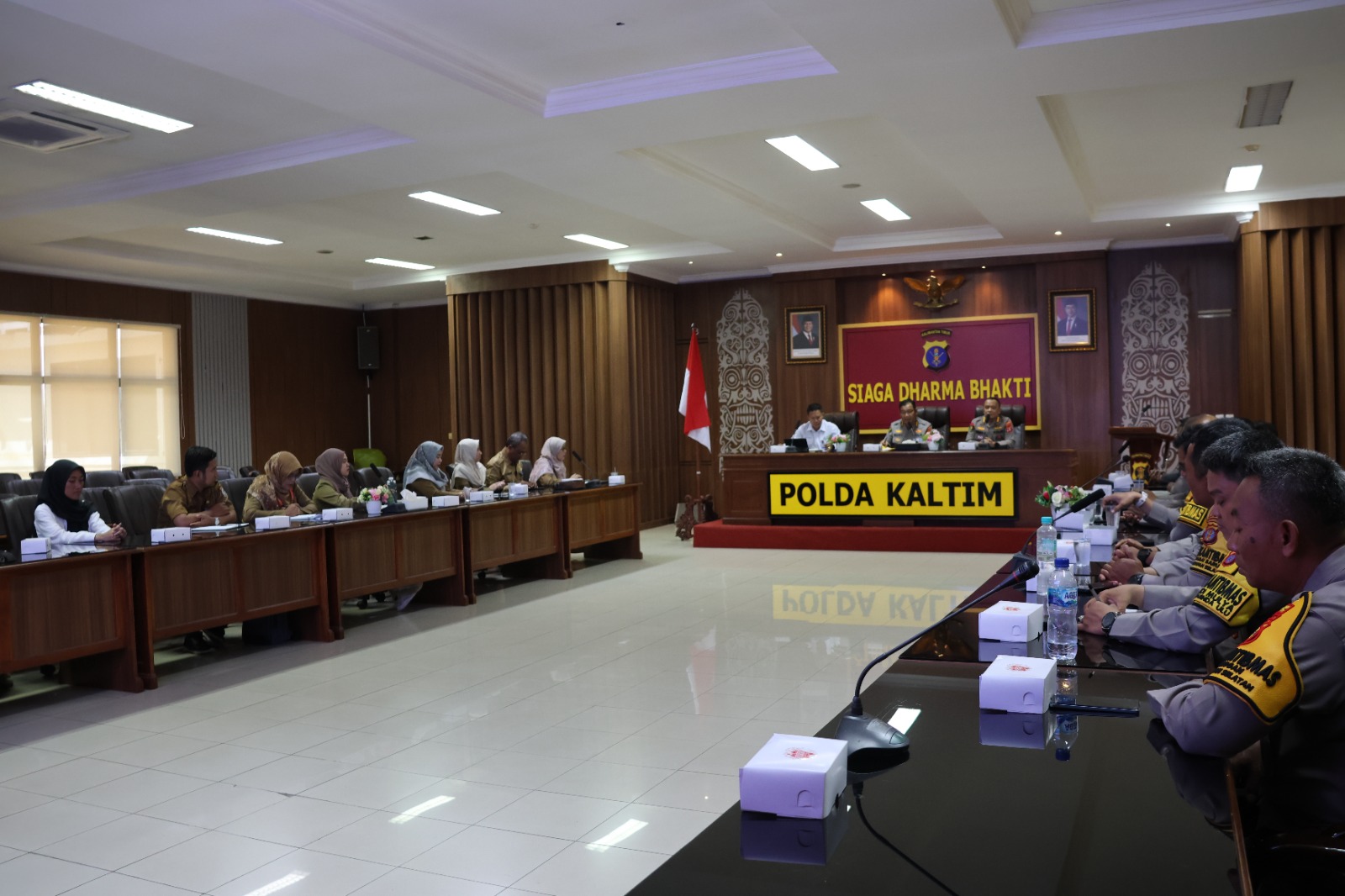 RAKOR: Rapat koordinasi sejumlah instansi terkait guna memastikan program makan bergizi gratis (MBG) berjalan lancar dan tepat sasaran.