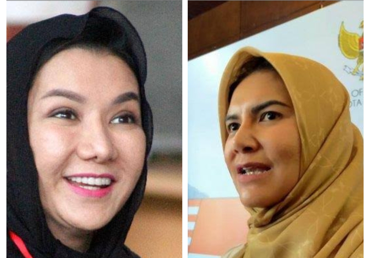 Rita Widyasari dan Dayang Donna Faroek