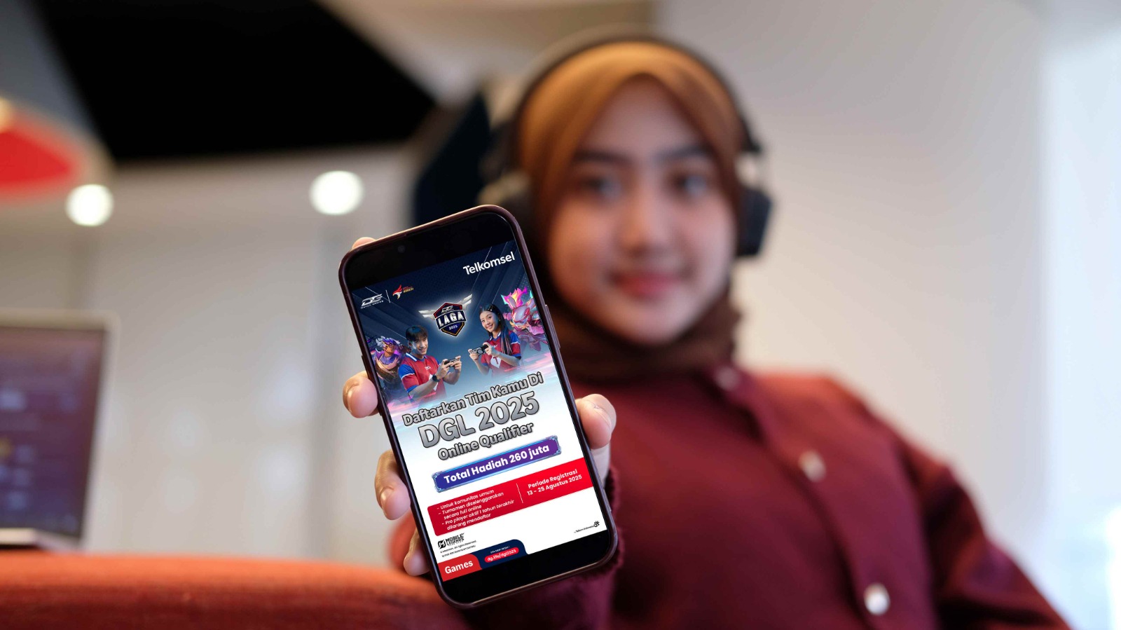 CARI TERBAIK: Pendaftaran DGL 2025 sudah dibuka. Segera bentuk tim terbaikmu dan daftarkan di dg.life/dgl2025.
