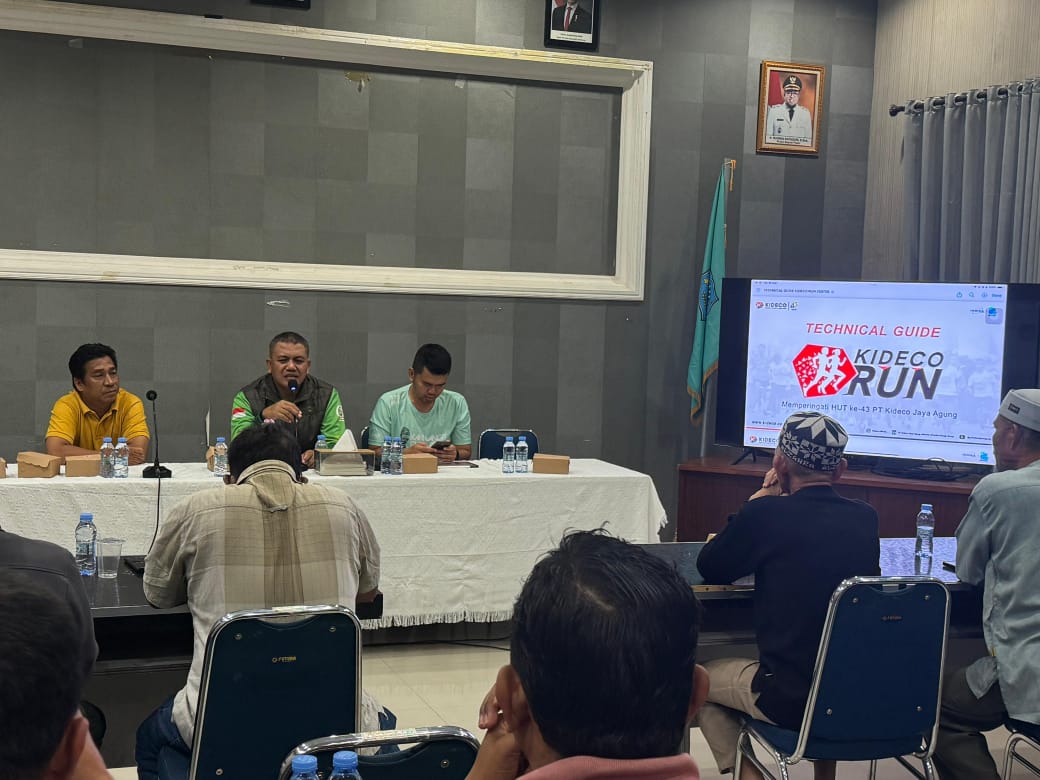 SUPPORT: Kecamatan Tanah Grogot mengumpulkan lurah dan seluruh RT di Tanah Grogot untuk memeriahkan even Kideco Run 2025, Selasa (26/8).