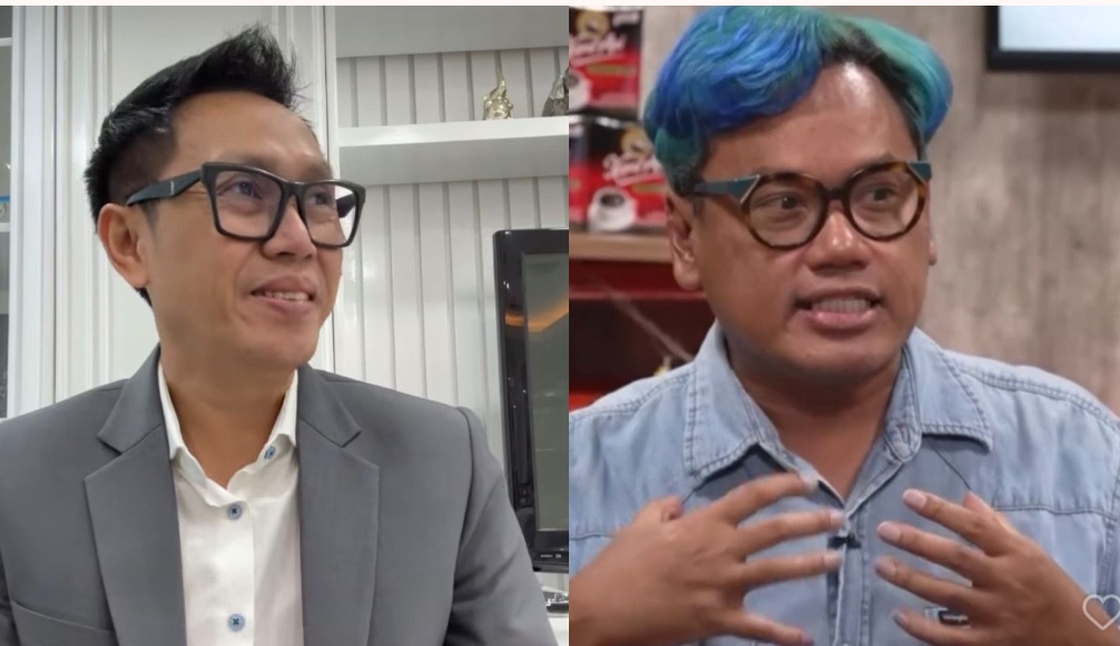 Eko Patrio dan Uya Kuya jadi sorotan usai jogetnya di DPR viral. (Foto tangkapan layar)
