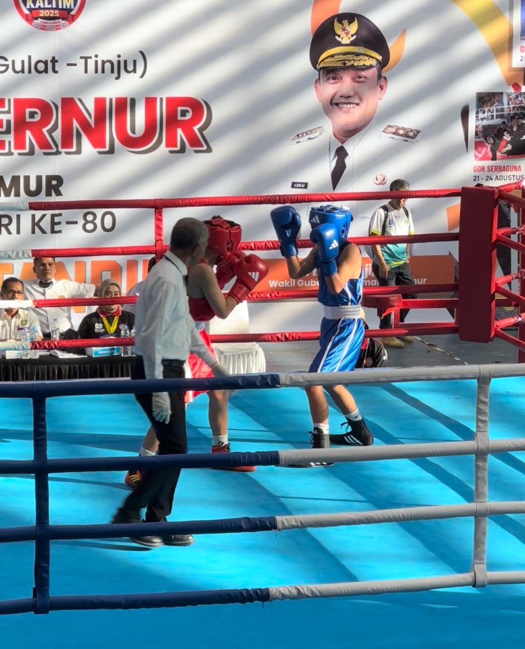 Piala Gubernur Kaltim 2025 jadi ajang pemanasan sekaligus seleksi tiap daerah sebelum menurunkan petinjunya di Popda Kaltim XVII/2025 PPU.