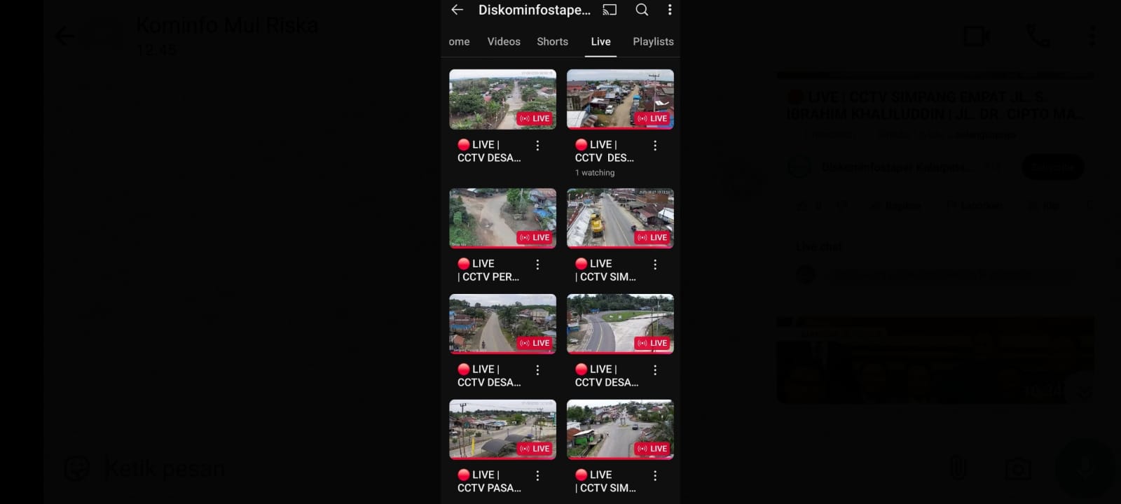 SILAKAN CEK: 30 titik CCTV milik Pemkab Paser kini sudah bisa diakses langsung melalui streaming oleh masyarakat.
