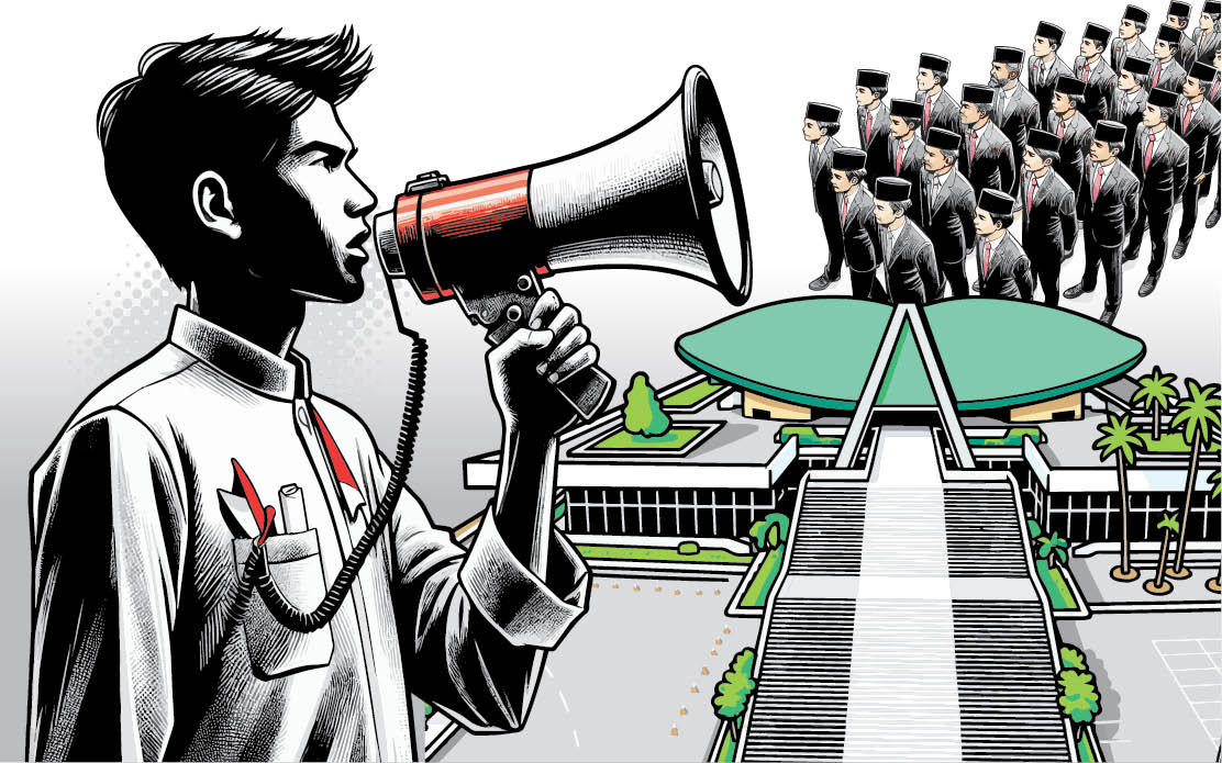 Ilustrasi demonstrasi