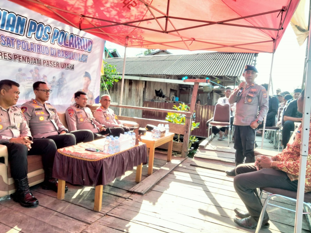 POS: Masyarakat Desa Babulu Laut dapat memanfaatkan layanan kepolisian, khususnya di perairan setelah berdirinya Pos Polairud di lokasi tersebut.