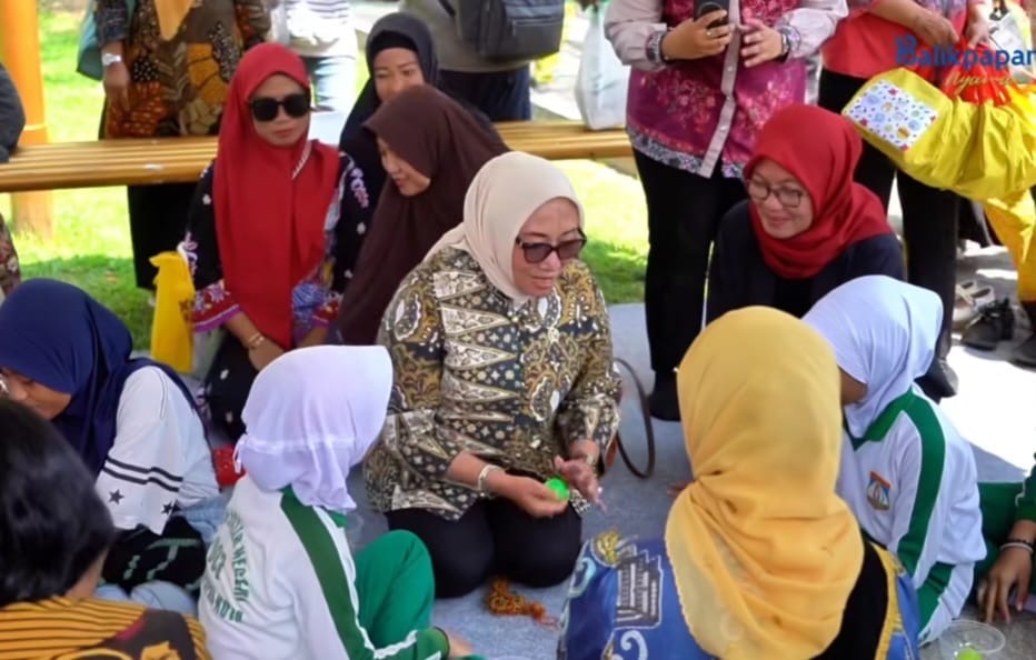 Ruang Bersama Indonesia (RBI) diresmikan oleh Menteri PPPA Arifatul Fauzi berlokasi di Taman Bekapai, Jumat (29/8/2025).