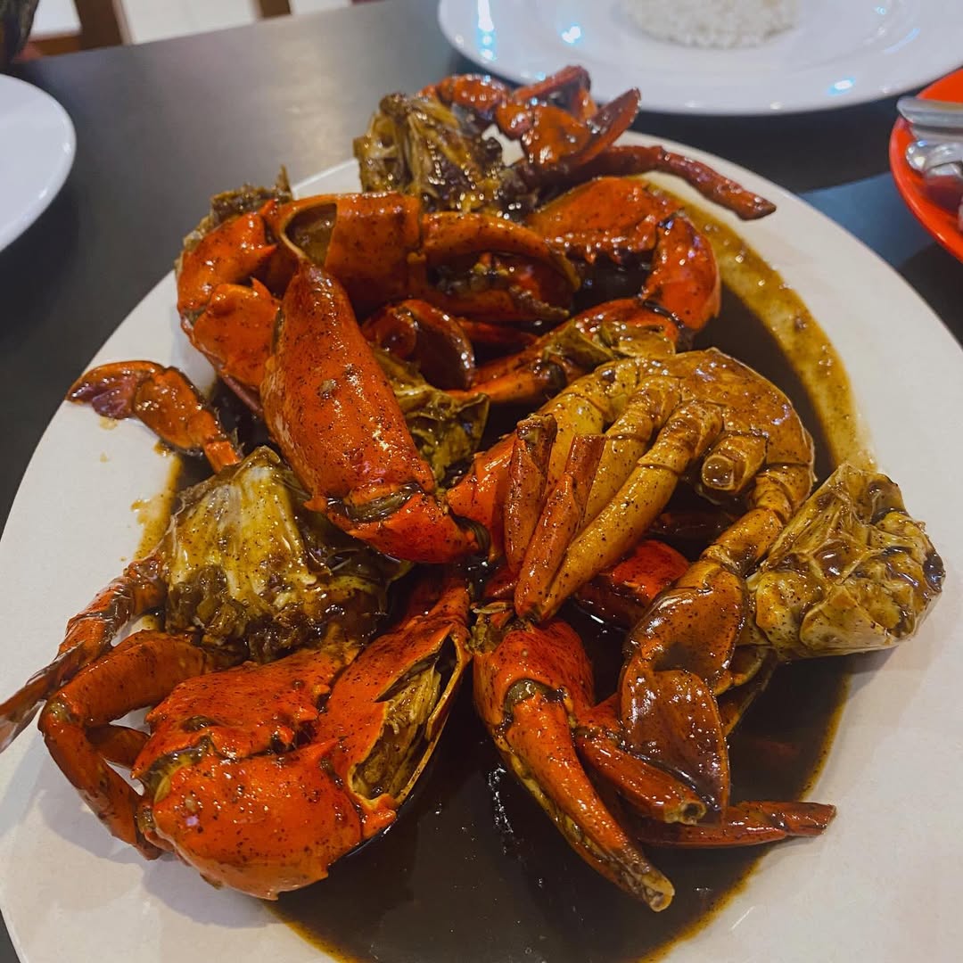 Sajian kepiting Balikpapan yang menggoda selera.