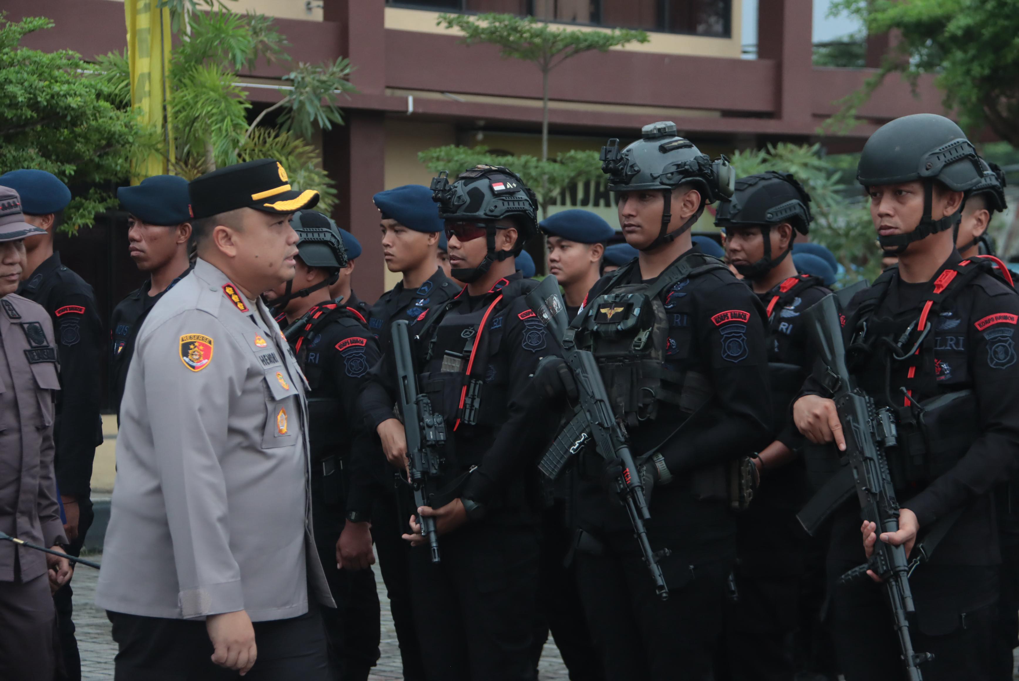 Polresta Samarinda menyiapkan 980 personel gabungan untuk mengamankan aksi unjuk rasa yang akan digelar pada Senin (1/9). (Foto/Humas Polresta Samarinda)