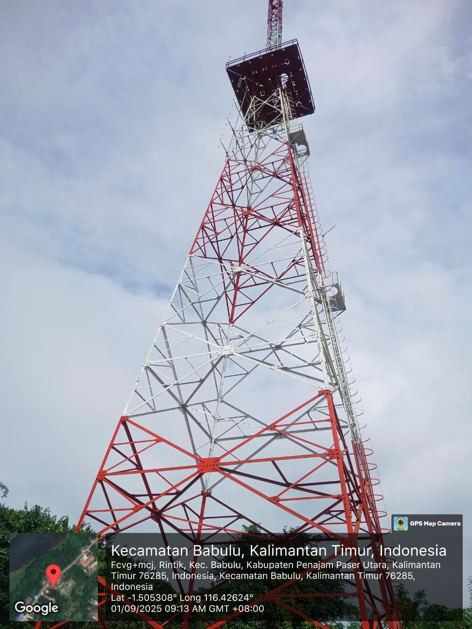 BAKAL AKTIF: Tower Stasiun Relay TVRI Kaltim di Gunung Intan, Kecamatan Babulu, PPU yang belasan tahun tidak berfungsi dan mangkrak, kini, segera diaktifkan lagi untuk siaran digital. (IST)