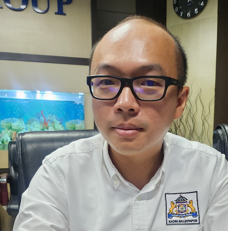 Ketua Kamar Dagang dan Industri Balikpapan Noval Asfihani.
