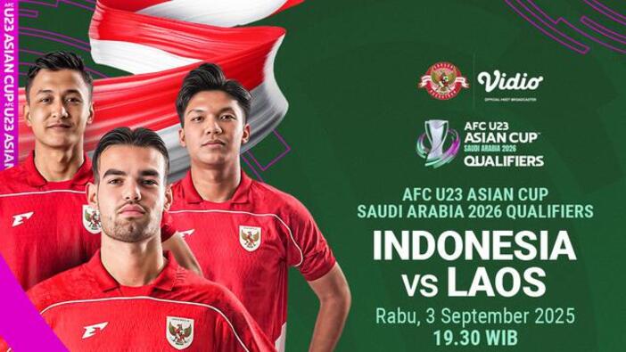 Duel sengit Timnas Indonesia vs Laos malam ini di turnamen Kualifikasi Piala Asia U-23 2026.