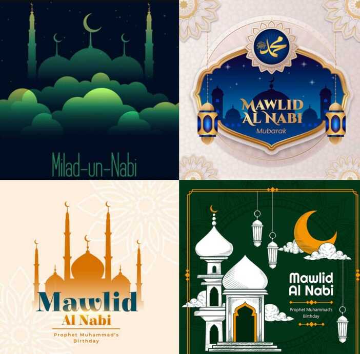Ilustrasi poster Maulid NAbi muhammad SAW.