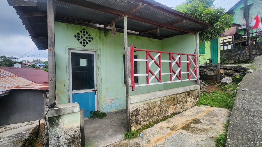 BUTUH PERBAIKAN: Bangunan Posyandu Sari Asih di RT 40, Gang Ar Rohman, Baru Ulu, Balikpapan Barat tidak dapat difungsikan lagi karena rusak dan membahayakan.