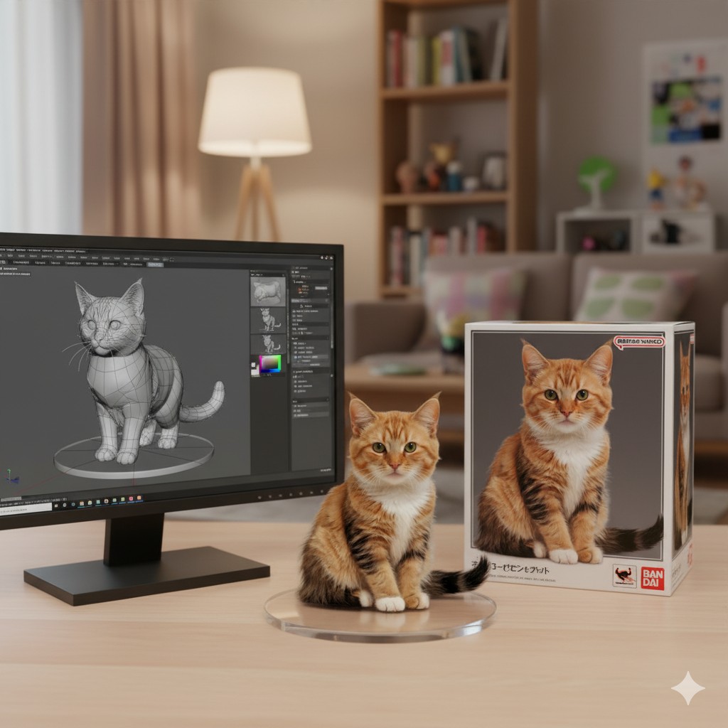 Ubah foto hewan kesayangan menjadi action figure mini eksklusif.