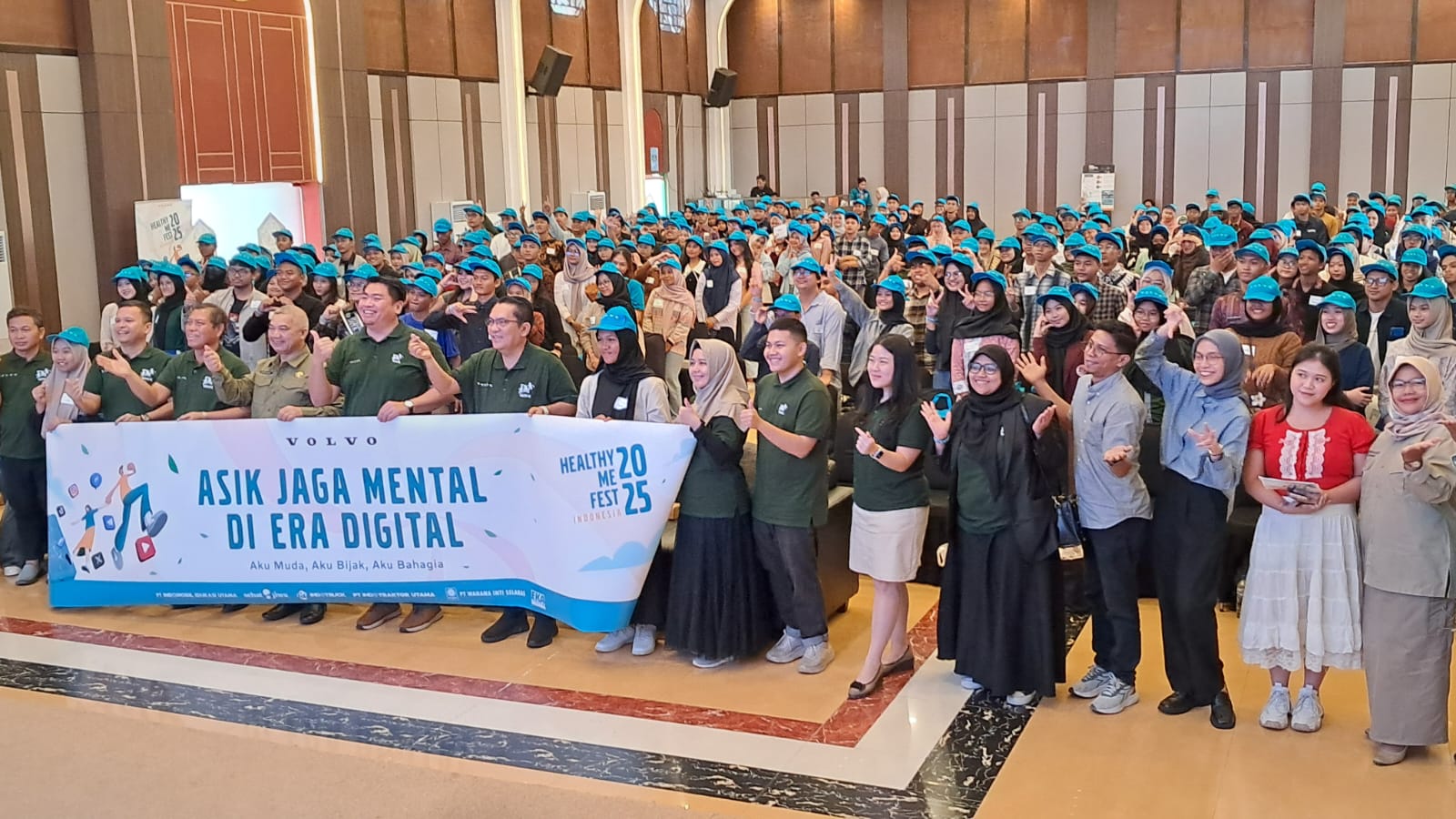 KESEHATAN MENTAL. Edukasi kesehatan mental digital diinisiasi Volvo Group bersama para mitra Gedung Cheng Ho, Universitas Mulia Balikpapan.